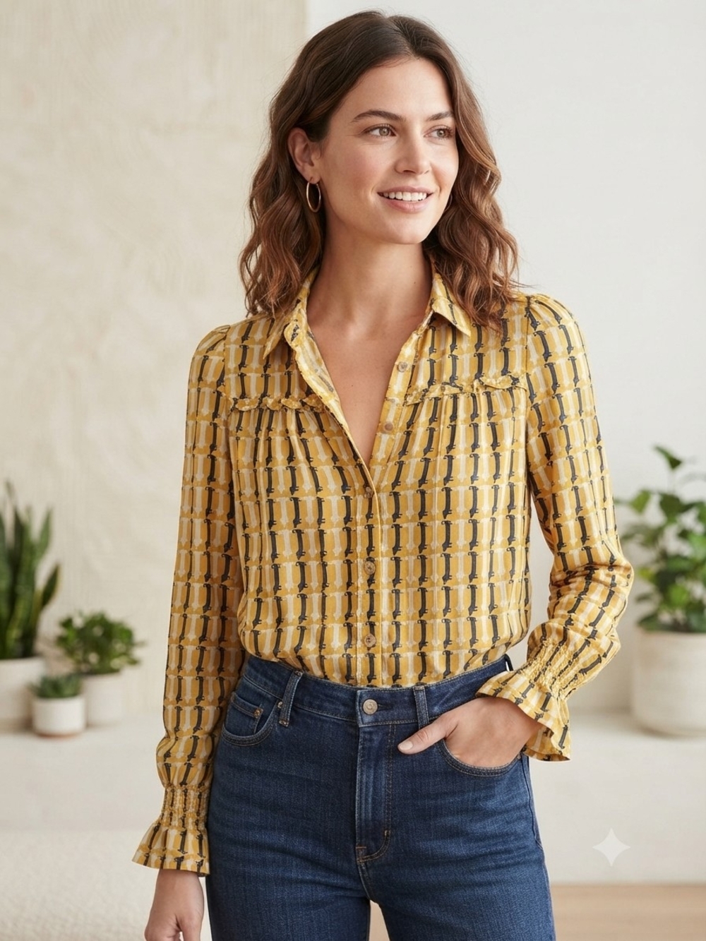 Maeve Anthropologie Blouse